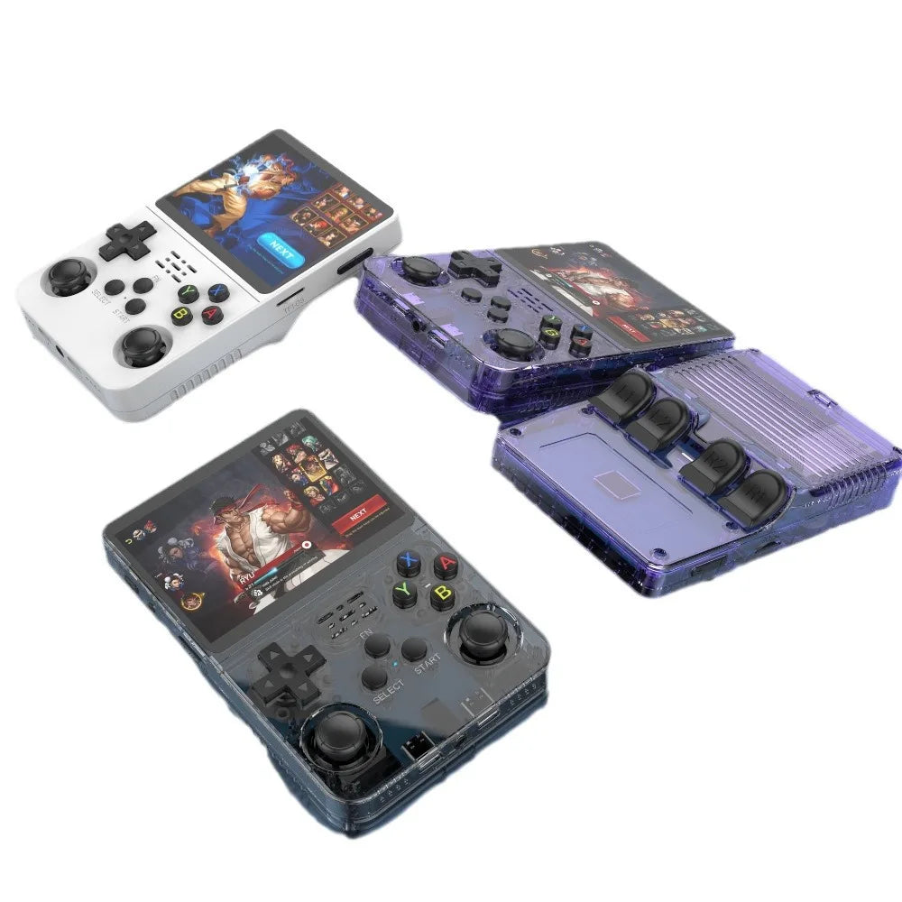 Consola de videojuegos portátil retro R36S de código abierto, sistema Linux, pantalla IPS de 3,5 pulgadas, reproductor de vídeo portátil, 64GB, más de 15000 juegos