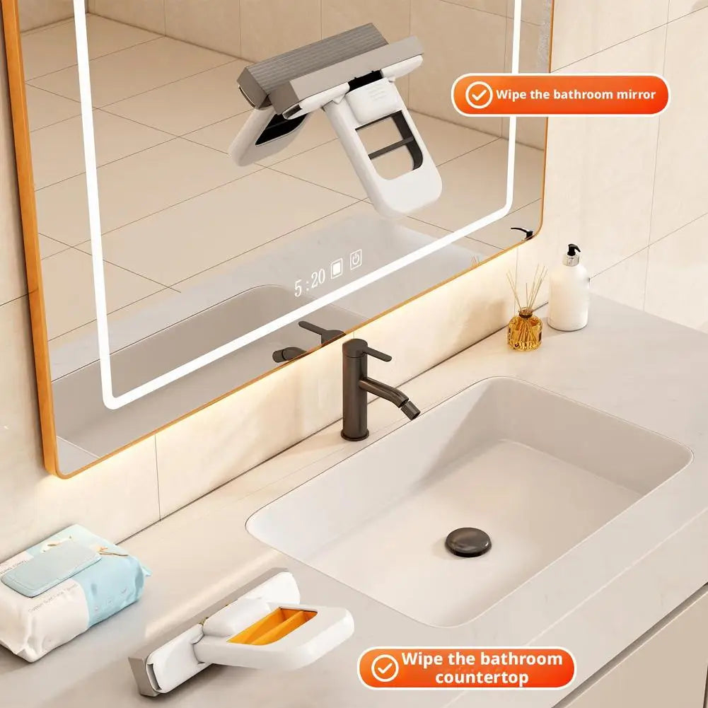 Mini fregona de esponja, fregonas de lavado manos libres, Mini fregona portátil superabsorbente para suelo de escritorio, baño, vidrio, limpieza de coche